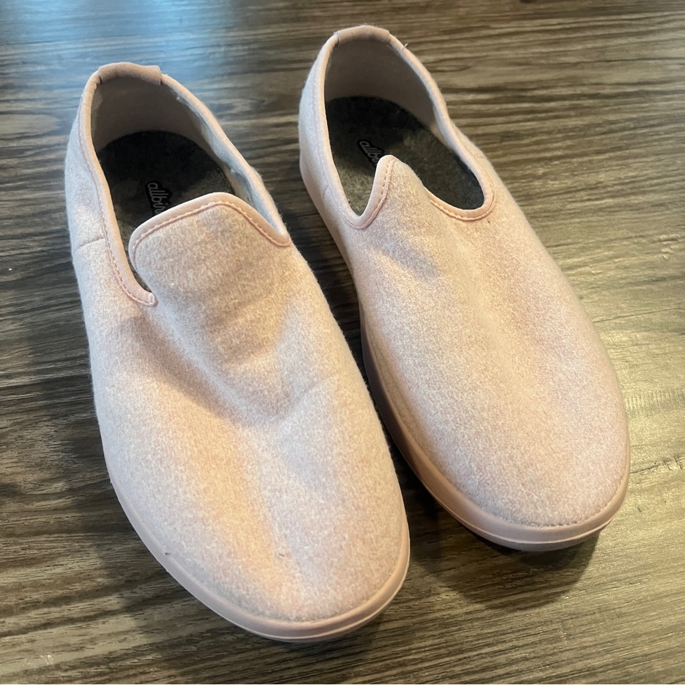 Allbirds Wool Loungers Women's US Size 9 Pink Slip On Shoes Sneakers